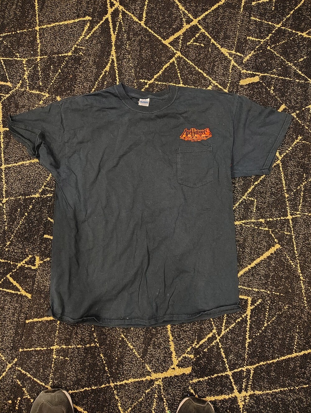 ​Apehangers Bar & Grill Pocket T Shirt Mens XL Black Biker Graphic Maryland